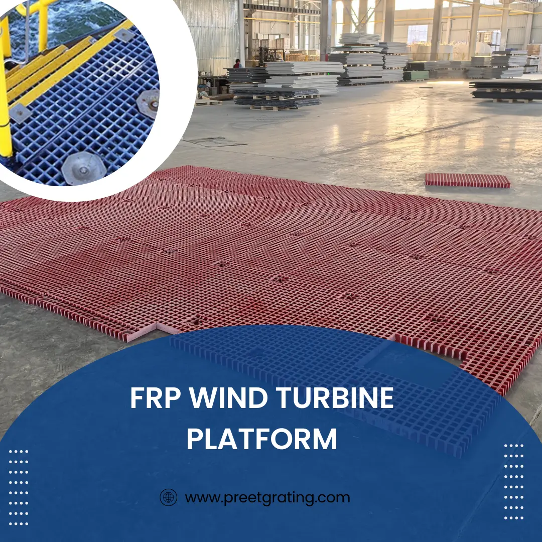 Platformă pentru turbine eoliene FRP